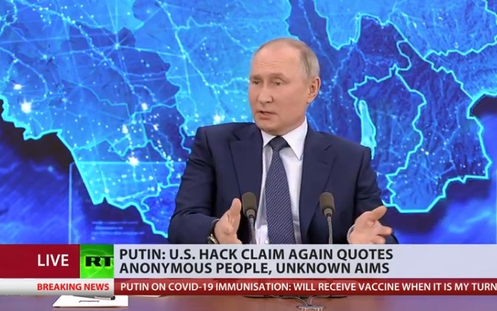 Putin: Cáo buộc tin tặc Nga can thiệp bầu cử Mỹ là nhằm phá hoại quan hệ Mỹ-Nga